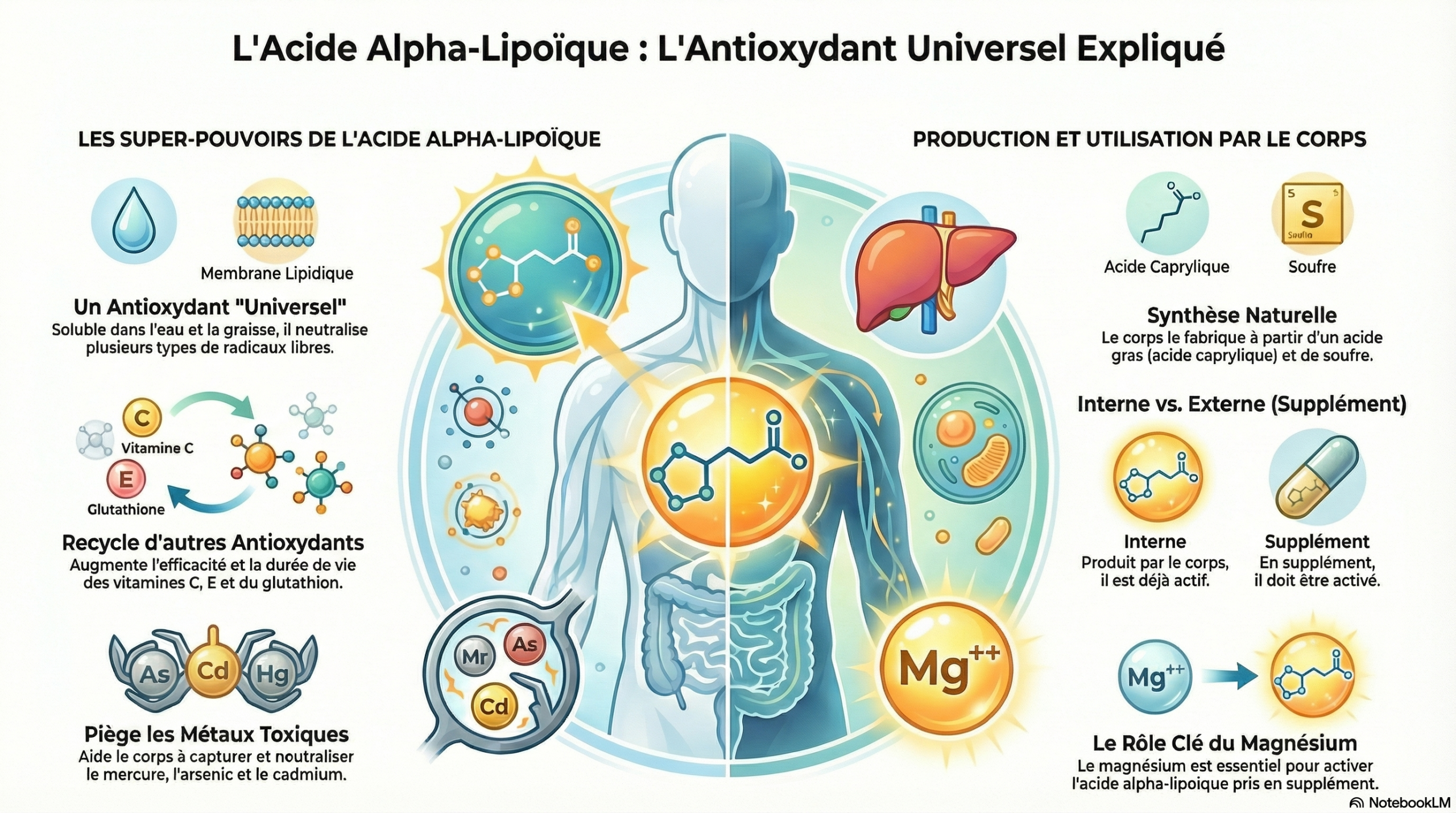 Acide alpha-lipoïque - Graphique